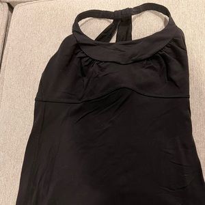 Lululemon scoop me up tank black with built in bra